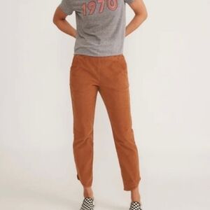 Marine Layer Allison Corduroy Pull On Pants Size XL Casual Elevated Basic